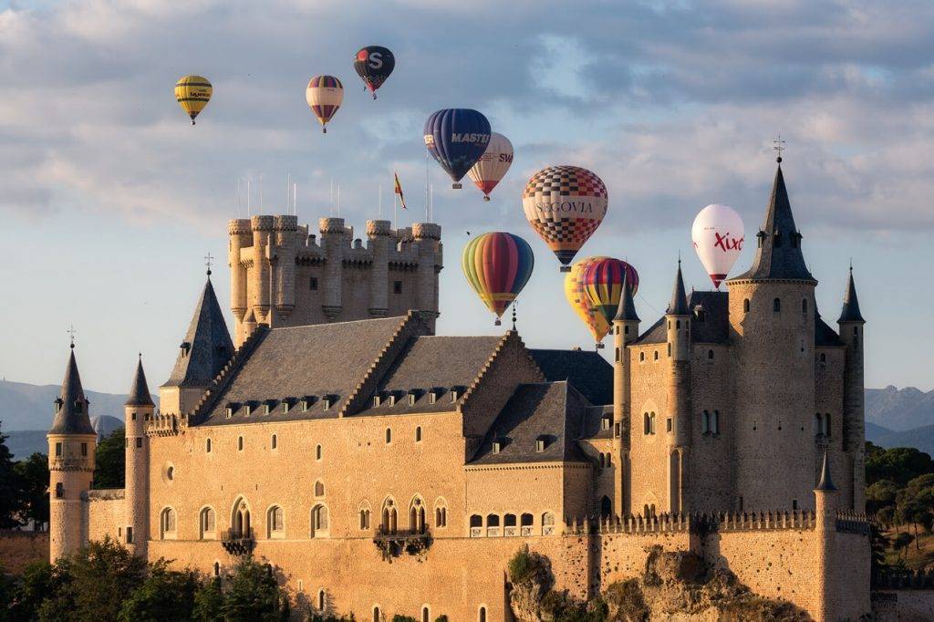 concurso fotográfico de globos en Segovia