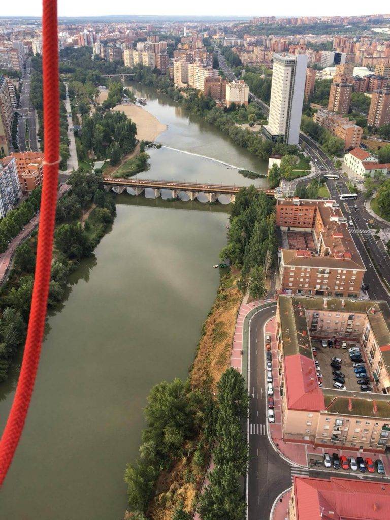 Vistas desde uno de los globos participantes